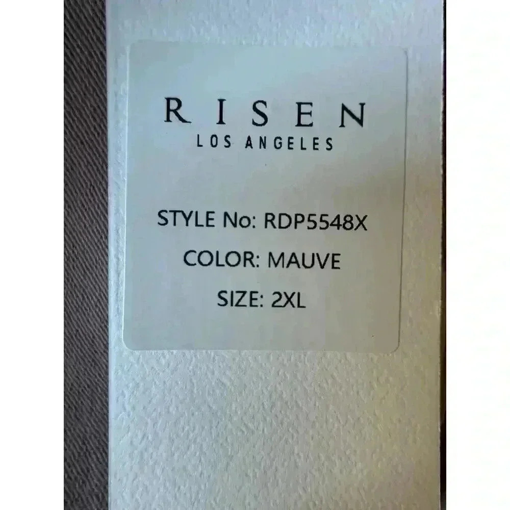 NWT Risen Womens Risen High-Rise Cargo Pants Mauve Size 2XL - Picture 10 of 13